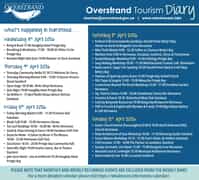 Overstrand Tourism Diary: 8 - 12 April 2026