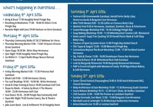 Overstrand Tourism Diary: 8 - 12 April 2026