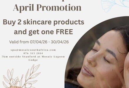 April Special at Mosaic Milkwood Spa