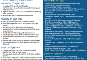 Overstrand Tourism Diary: 15 - 19 April 2026