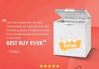 195L Chest Freezer Special - R3,749