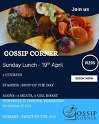 19 April 2026: 3 Course Sunday Lunch