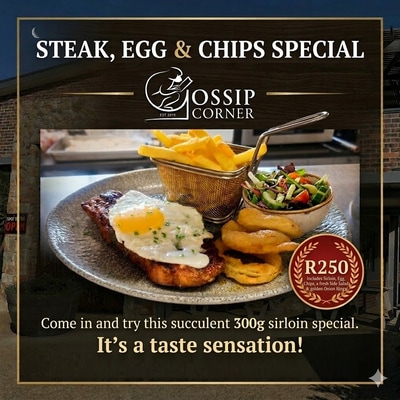 Steak, Egg and Chips Special