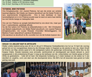 Bredasdorp High School Newsletter - April 2026 (Issue 10)
