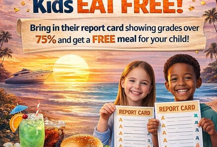 Kids with 75%+ Report Cards Get a FREE Meal