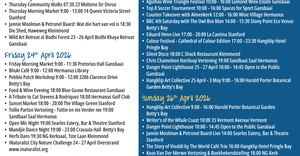 Overstrand Tourism Diary: 22 - 27 April 2026