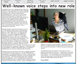 Gans-Berg News - 30 April 2026