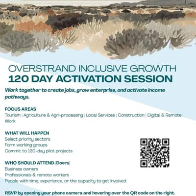 Overstrand Hosts 120-Day Local Growth Initiative in Hermanus
