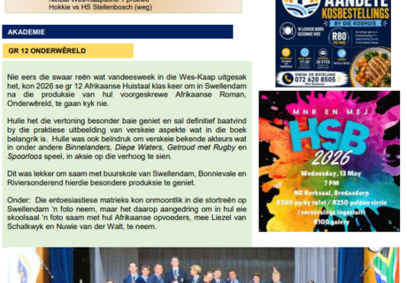 Bredasdorp High School Newsletter 13 | 8 May 2026