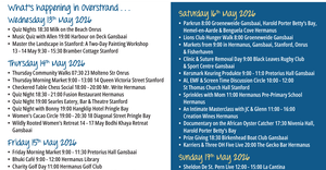 Overstrand Tourism Diary: 13 - 17 May 2026