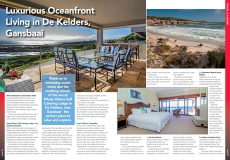 Whale Waters Self Catering Lodge Featured in LaVie Magazine