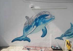 New Mural Coming to Gansbaai Hospital by BJ Odendaal