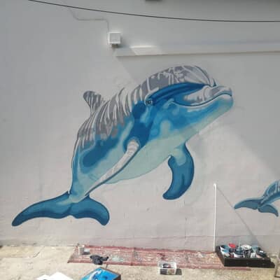 New Mural Coming to Gansbaai Hospital by BJ Odendaal