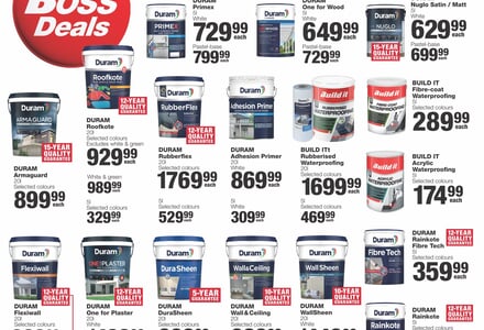 DURAM SPECIALS NOW ON at Build it Caledon!