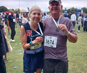 Julia Barlow and Riaan Mostert Complete Rhodes Half Marathon