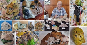 Custom Rock Art by Jeff Batt in De Kelders