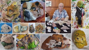 Custom Rock Art by Jeff Batt in De Kelders