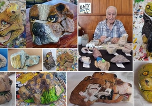 Custom Rock Art by Jeff Batt in De Kelders