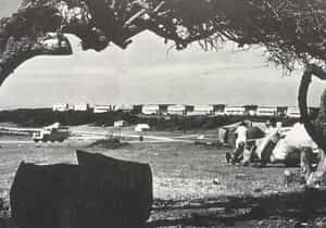 Old Double-Decker Buses at Kleinbaai Tidal Pool
