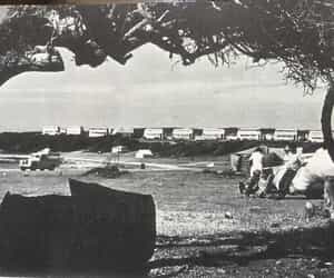 Old Double-Decker Buses at Kleinbaai Tidal Pool