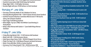 Overstrand Tourism Diary: 3 - 7 June 2026