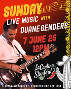 7 June 2026: Duane Genders