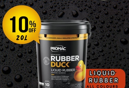 10% OFF Rubberduck Liquid Rubber All Colours