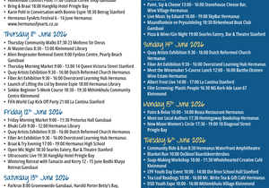 Overstrand Tourism Diary: 10 - 16 June 2026