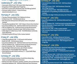 Overstrand Tourism Diary: 10 - 16 June 2026