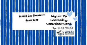 21 June 2026: Father's Day Menu