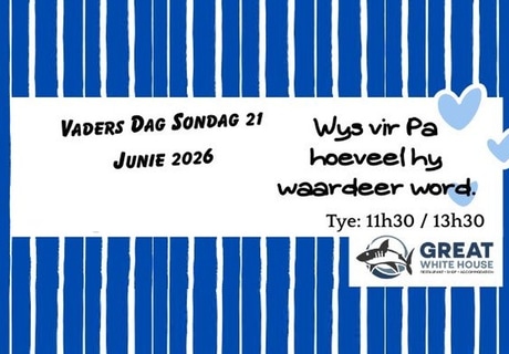 21 June 2026: Father's Day Menu