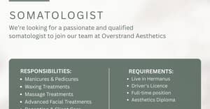 We're Hiring! Qualified Somatologist Wanted