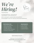 We're Hiring! Qualified Somatologist Wanted