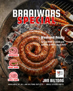 Spend R400 and Get a FREE Braaiwors Pack