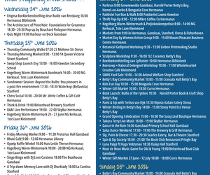 Overstrand Tourism Diary: 24 - 28 June 2026
