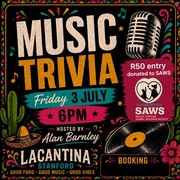 3 July 2026: Music Trivia with Allen Barnley