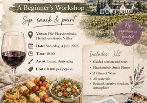 4 July 2026: Sip, Snack and Paint