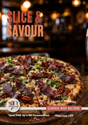 Wood-Fired Pizza with Premium Beef Biltong