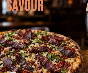 Wood-Fired Pizza with Premium Beef Biltong