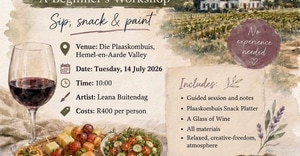 14 July 2026: Sip, Snack and Paint