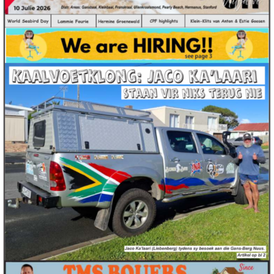 Gans-Berg Nuus / News - 10 July 2026