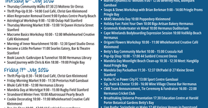Overstrand Tourism Diary: 15 - 19 July 2026