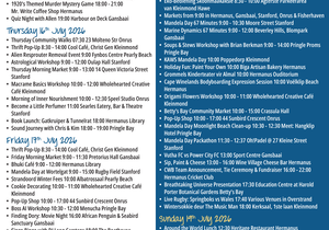 Overstrand Tourism Diary: 15 - 19 July 2026