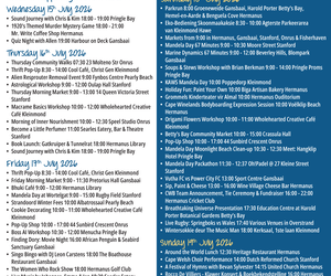 Overstrand Tourism Diary: 15 - 19 July 2026