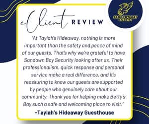 Client Review for Sandown Bay Security