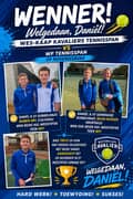 Gansbaai se Daniël Blink vir die Wes-Kaap Kavaliers Tennisspan