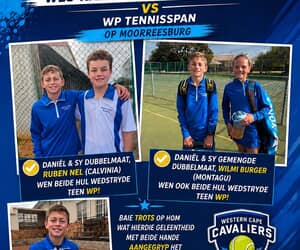 Gansbaai se Daniël Blink vir die Wes-Kaap Kavaliers Tennisspan