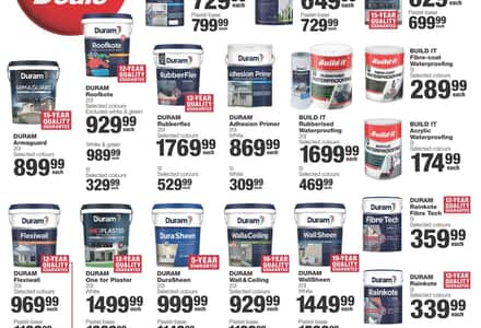 DURAM PAINT SPECIALS ARE HERE!