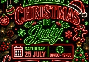 Christmas in July at Gansbaai Market!