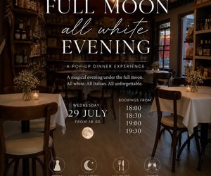 Full Moon All White Italian Evening in Hermanus